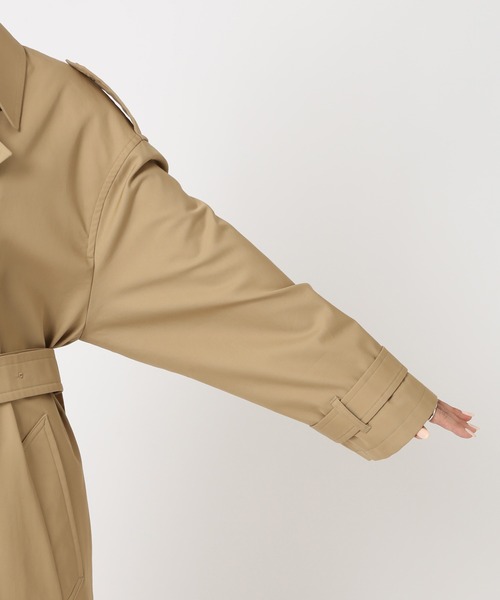 journal standard L'essage（ジャーナルスタンダードレサージュ）の「高密度撥水ギャバトレンチコート◆（トレンチコート・レディース・ベージュ・FREE）」の17枚目の写真