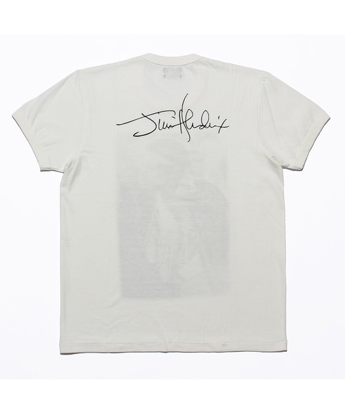 TMT（ティーエムティー）の「FADE COLOR JERSEY S/SL TEE(JIMI HENDRIX)（Tシャツ/カットソー・メンズ・カーキ/ホワイト/ブラウン・MEDIUM/X-LARGE/XX-LARGE/LARGE/SMALL）」の5枚目の写真