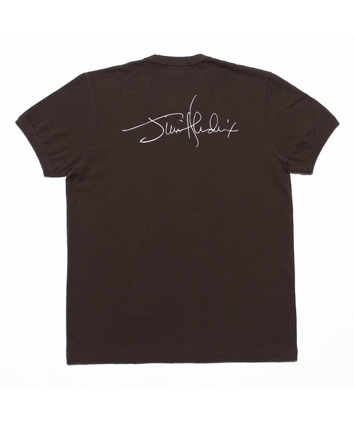 TMT（ティーエムティー）の「FADE COLOR JERSEY S/SL TEE(JIMI HENDRIX)（Tシャツ/カットソー・メンズ・カーキ/ホワイト/ブラウン・MEDIUM/X-LARGE/XX-LARGE/LARGE/SMALL）」の7枚目の写真