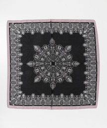 KBF | ヴィンテージライクフラワープリントスカーフ(バンダナ/スカーフ)