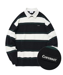 【COVERNAT】RUGBY CREWNECK / カバーナット ラグビー ポロ スウェットシャツ