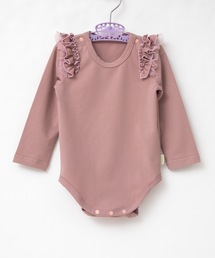 panpantutu | フリルショルダーロンパース(長袖)(ロンパース)