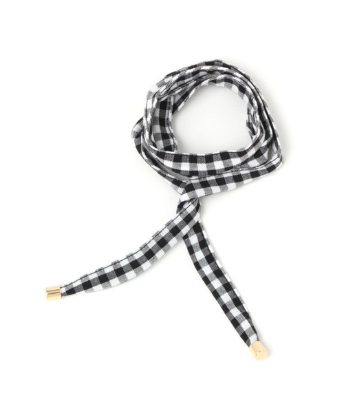 repipi armario（レピピ アルマリオ）の「ギンガムチェックグルグルヘアワイヤー（その他ヘアアクセサリー・キッズ・ブラック系その他/グレー系その他/グリーン/ベージュ・FREE）」の2枚目の写真