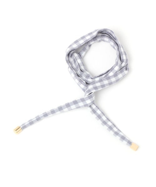 repipi armario（レピピ アルマリオ）の「ギンガムチェックグルグルヘアワイヤー（その他ヘアアクセサリー・キッズ・ブラック系その他/グレー系その他/グリーン/ベージュ・FREE）」の3枚目の写真