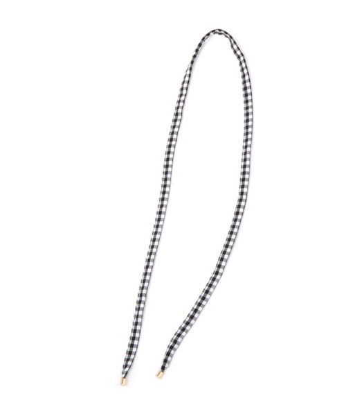 repipi armario（レピピ アルマリオ）の「ギンガムチェックグルグルヘアワイヤー（その他ヘアアクセサリー・キッズ・ブラック系その他/グレー系その他/グリーン/ベージュ・FREE）」の5枚目の写真