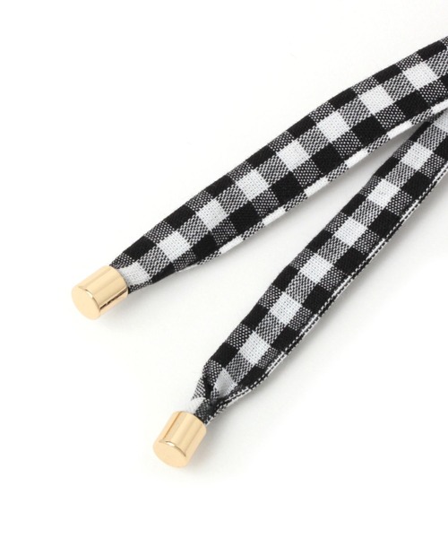 repipi armario（レピピ アルマリオ）の「ギンガムチェックグルグルヘアワイヤー（その他ヘアアクセサリー・キッズ・ブラック系その他/グレー系その他/グリーン/ベージュ・FREE）」の6枚目の写真