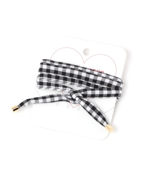 repipi armario（レピピ アルマリオ）の「ギンガムチェックグルグルヘアワイヤー（その他ヘアアクセサリー・キッズ・ブラック系その他/グレー系その他/グリーン/ベージュ・FREE）」の8枚目の写真