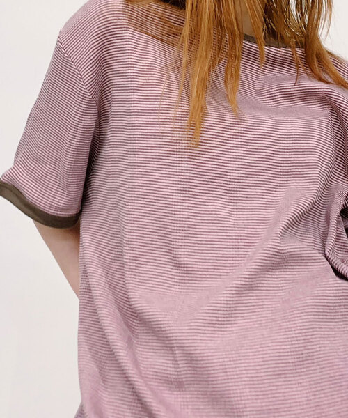 MILLER（ミラー）の「【MILLER/ミラー】Oriens 別注 Loose TEE（Tシャツ/カットソー・レディース・ホワイト/ブラック/ピンク/オレンジ/ブルー/グリーン・MEDIUM/LARGE）」の8枚目の写真