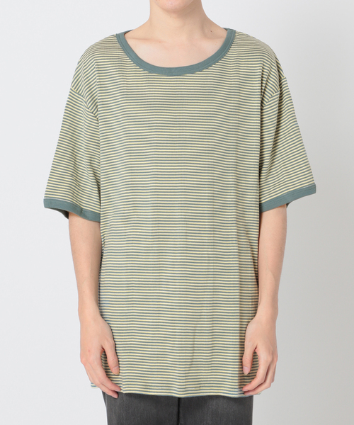 MILLER（ミラー）の「【MILLER/ミラー】Oriens 別注 Loose TEE（Tシャツ/カットソー・レディース・ホワイト/ブラック/ピンク/オレンジ/ブルー/グリーン・MEDIUM/LARGE）」の14枚目の写真