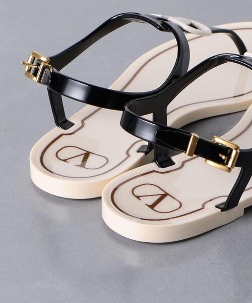 VALENTINO（ヴァレンティノ）の「＜VALENTINO（ヴァレンティノ）＞PVC V トング サンダル ■■■（サンダル・レディース・ブラック・35/36/38/37）」の8枚目の写真