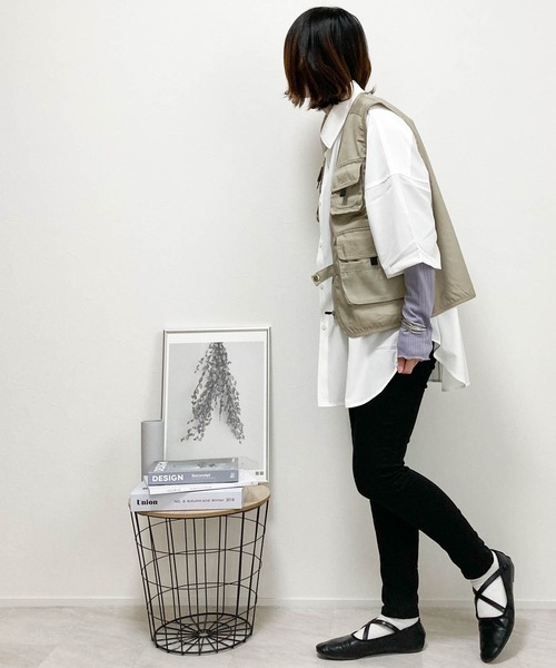 Burner（バーナー）の「【BURNER SELECT】T/Cフィッシングベスト（ベスト・メンズ・カーキ/ベージュ/チャコールグレー・M/L/XL）」の15枚目の写真