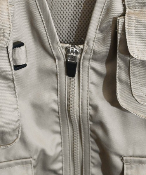 Burner（バーナー）の「【BURNER SELECT】T/Cフィッシングベスト（ベスト・メンズ・カーキ/ベージュ/チャコールグレー・M/L/XL）」の5枚目の写真