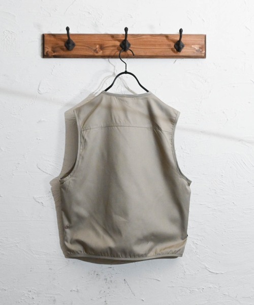 Burner（バーナー）の「【BURNER SELECT】T/Cフィッシングベスト（ベスト・メンズ・カーキ/ベージュ/チャコールグレー・M/L/XL）」の4枚目の写真