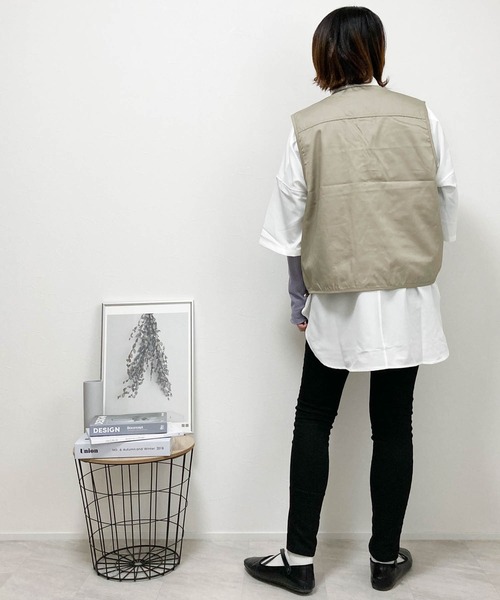 Burner（バーナー）の「【BURNER SELECT】T/Cフィッシングベスト（ベスト・メンズ・カーキ/ベージュ/チャコールグレー・M/L/XL）」の14枚目の写真