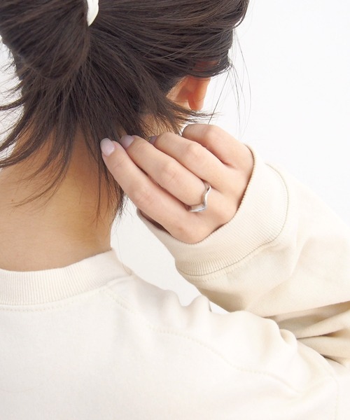 mille blanc（ミルブラン）の「【日本製】メタルリング（リング・レディース・シルバー/ゴールド・13号）」の7枚目の写真
