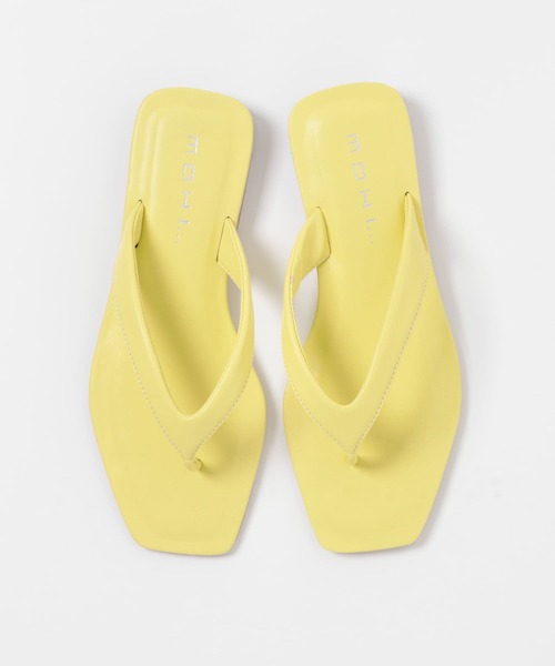MOHI(モヒ)の「MOHI トングサンダル(サンダル・レディース・ホワイト/イエロー/アニマル・36/37/38)」の19枚目の写真