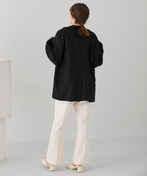 KBF（ケイビーエフ）の「スリムフレアイージーパンツ（その他パンツ・レディース・ブラック/ピンク/グリーン/アイボリー・ONE）」の21枚目の写真