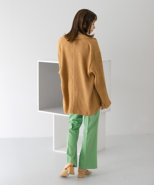 KBF（ケイビーエフ）の「スリムフレアイージーパンツ（その他パンツ・レディース・ブラック/ピンク/グリーン/アイボリー・ONE）」の10枚目の写真