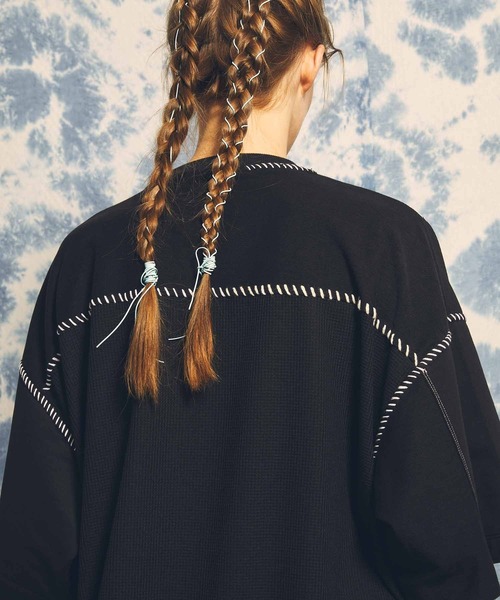 【MAISON SPECIAL】ボリュームラッフルコンビTOP Tシャツ MAISON SPECIAL（メゾンスペシャル）の「ボリュームラッフル