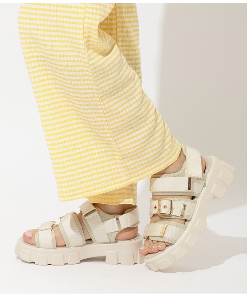 CHILLE（チル）の「スポーツサンダル（サンダル・レディース・ブラック/アイボリー・LL/S/M/L）」の4枚目の写真