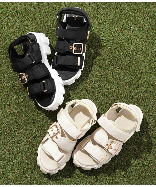 CHILLE（チル）の「スポーツサンダル（サンダル・レディース・ブラック/アイボリー・LL/S/M/L）」の8枚目の写真