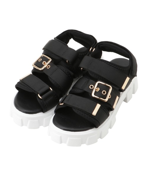 CHILLE（チル）の「スポーツサンダル（サンダル・レディース・ブラック/アイボリー・LL/S/M/L）」の10枚目の写真