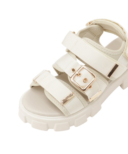 CHILLE（チル）の「スポーツサンダル（サンダル・レディース・ブラック/アイボリー・LL/S/M/L）」の12枚目の写真