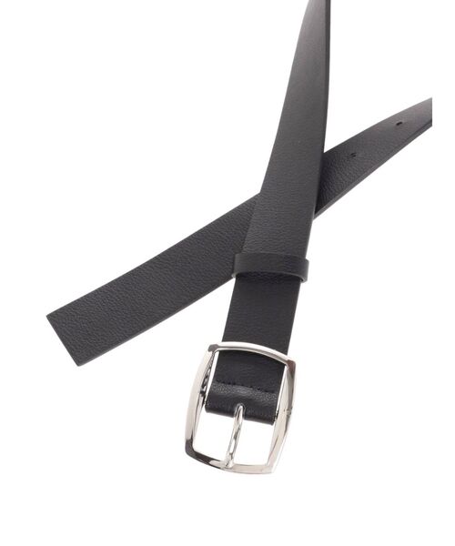 EMODA（エモダ）の「スクエアバックルベルト（ベルト・レディース・ホワイト/ブラック・FREE）」の4枚目の写真