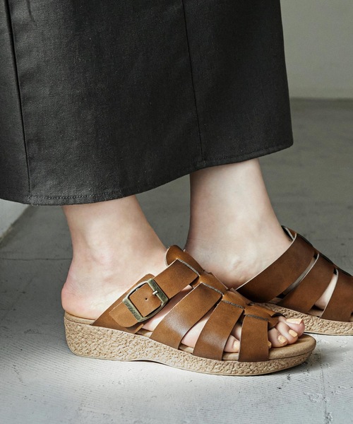 Fashion Letter（ファッションレター）の「日本製グルカサンダル（サンダル・レディース・ブラック/ブラウン・LL/S/M/L）」の14枚目の写真