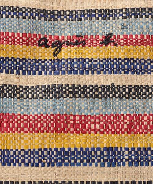 agnes b.（アニエスベー）の「ラフィアハンドバッグ (MX02－04)（ハンドバッグ・レディース・マルチ・FREE）」の5枚目の写真