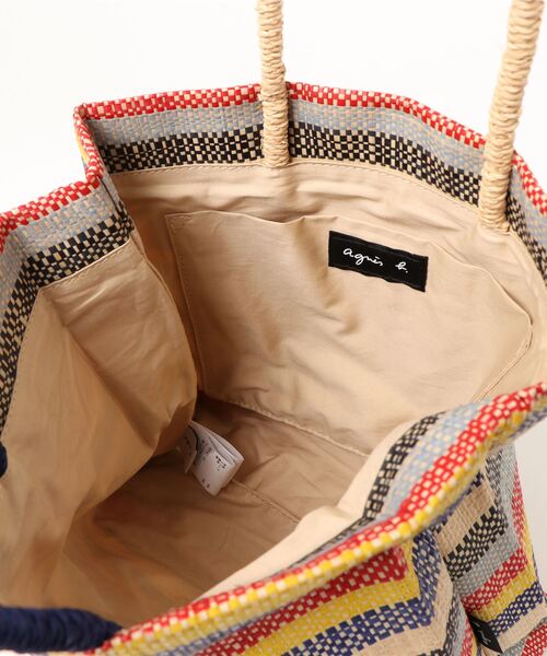 agnes b.（アニエスベー）の「ラフィアハンドバッグ (MX02－04)（ハンドバッグ・レディース・マルチ・FREE）」の8枚目の写真