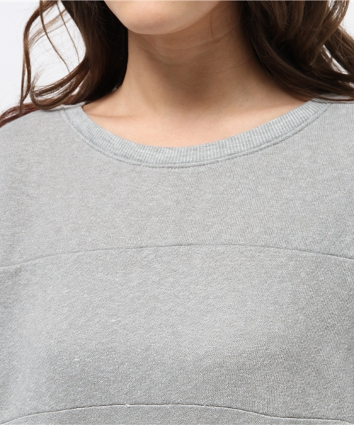 OUTLET(アウトレット)の「【WHO'S WHO gallery】SPガーゼ裏毛ワンピース(ワンピース・レディース・グレー・FREE)」の6枚目の写真