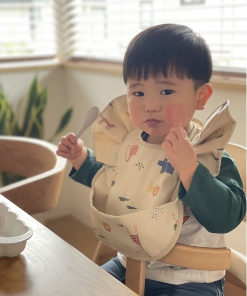 Bambin（ボンバン）の「【 Bambin / ボンバン 】 撥水 アニマル デザイン お食事 スタイ（スタイ/よだれかけ・キッズ・A/B/C/D・FREE）」の6枚目の写真