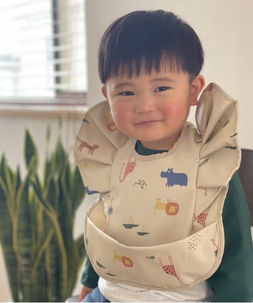 Bambin（ボンバン）の「【 Bambin / ボンバン 】 撥水 アニマル デザイン お食事 スタイ（スタイ/よだれかけ・キッズ・A/B/C/D・FREE）」の9枚目の写真