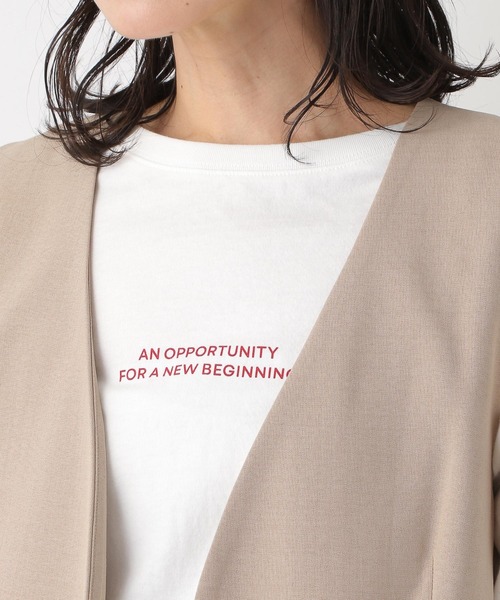 LEPSIM（レプシィム）の「キレイめジレ[2022春夏]　264332（その他アウター・レディース・グレイッシュベージュ/ネイビー/ライム・TALL/FREE）」の9枚目の写真