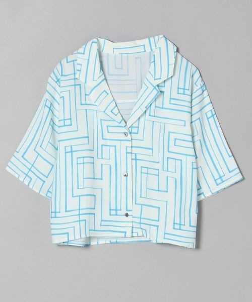 JEANASIS(ジーナシス)の「パターンアソートショートシャツSS/287644(シャツ/ブラウス・レディース・ホワイト系その他/ブラック系その他/ブルー系その他/レッド系その他・FREE)」の7枚目の写真