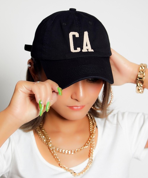 babyShoop（ベイビーシュープ）の「CAロゴ CAP（キャップ・レディース・ブラック/ホワイト・FREE）」の5枚目の写真