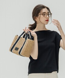 OPAQUE.CLIP | 雑材ペーパーテープミドルトートバッグ(トートバッグ)