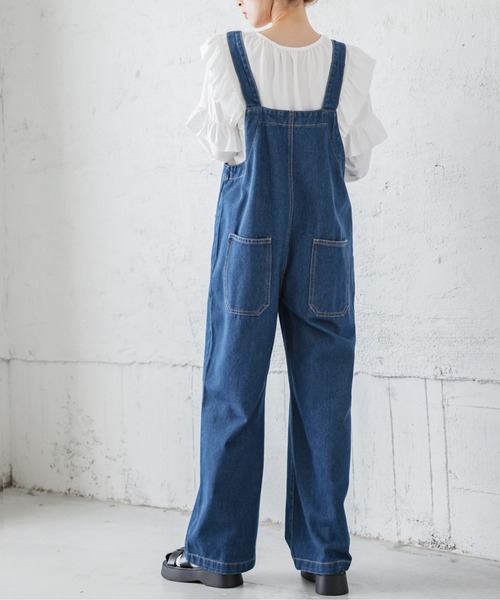 セール】オーバーオールデニムサロペット（サロペット
