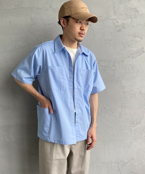 [UNIVERSAL OVERALL/ユニバーサルオーバーオール] 別注 ショートスリーブビッグシャツ
