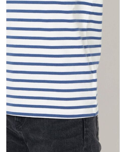Ungrid バックオープンボーダーTee Ungrid バックオープンボーダーTee（ピンク） -ファッション通販