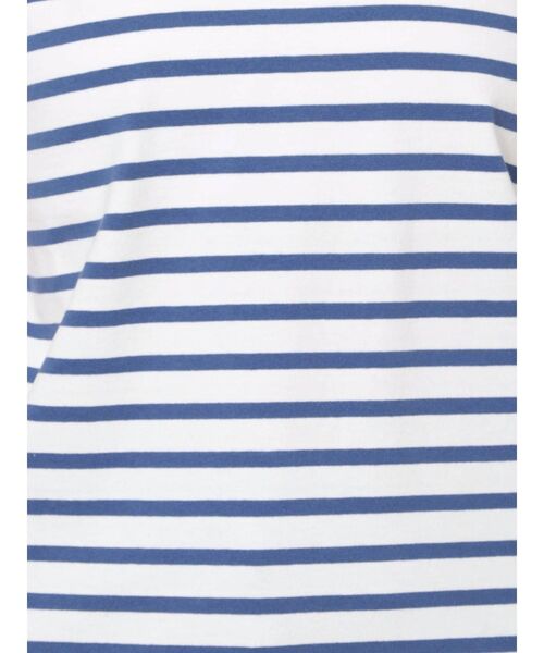 Ungrid(アングリッド)の「バックオープンボーダーTee(Tシャツ/カットソー・レディース・ピンク/ブルー・FREE)」の20枚目の写真