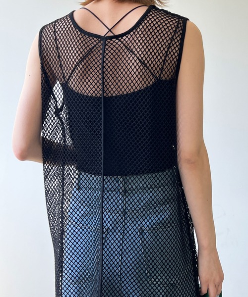 LIAN（リアン）の「メッシュワンピース（ワンピース・レディース・ブラック/アイボリー/モカ・FREE）」の20枚目の写真