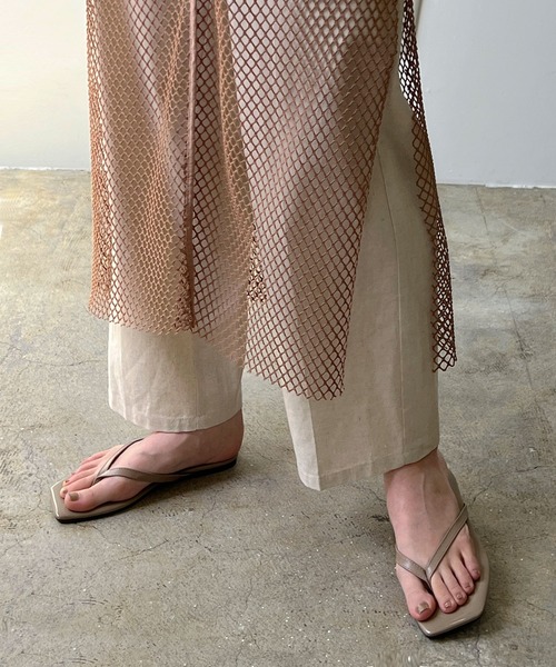LIAN（リアン）の「メッシュワンピース（ワンピース・レディース・ブラック/アイボリー/モカ・FREE）」の15枚目の写真