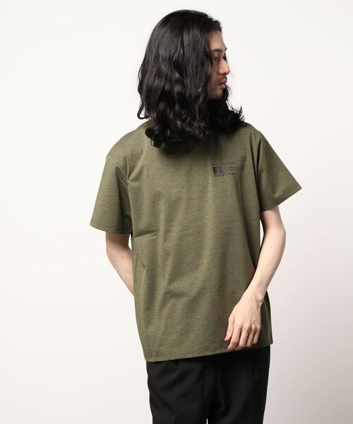 Russell Athletic（ラッセルアスレティック）の「RUSSELL ATHLETIC ラッセルアスレチック ドライパワープリントTシャツ（Tシャツ/カットソー・メンズ・ブラック/ホワイト/オリーブ・M/S/L/XL）」の10枚目の写真