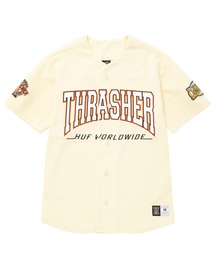 【美品】THRASHER HUF ブラックスケボーベースボールXLサイズ 楽天市場】ハフ HUF ベースボールシャツ ベースボールジャージ