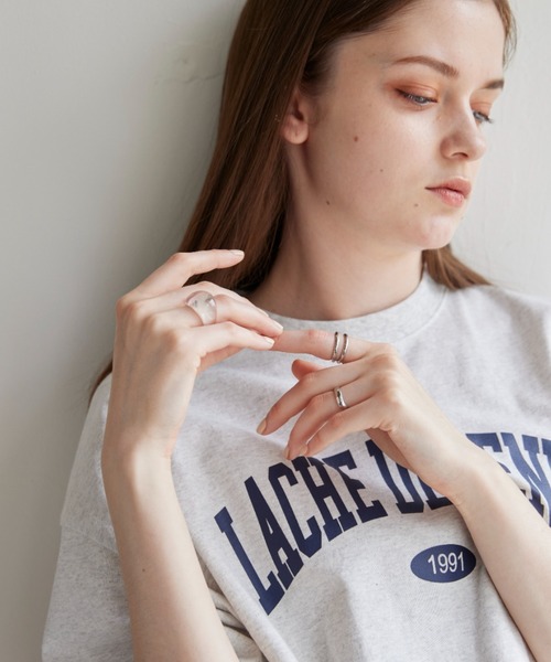 flaner（フラネ）の「Clear silver ring set/クリアシルバーリングセット（リング・レディース・シルバー・FREE）」の5枚目の写真