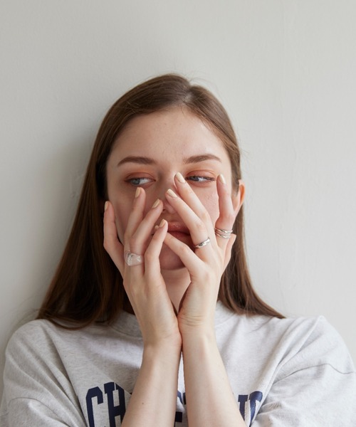 flaner（フラネ）の「Clear silver ring set/クリアシルバーリングセット（リング・レディース・シルバー・FREE）」の2枚目の写真