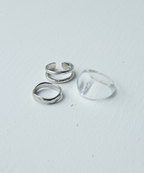 flaner（フラネ）の「Clear silver ring set/クリアシルバーリングセット（リング・レディース・シルバー・FREE）」の16枚目の写真