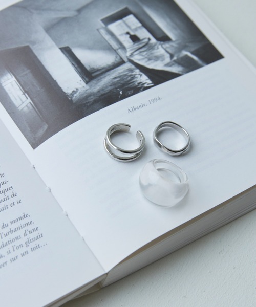 flaner（フラネ）の「Clear silver ring set/クリアシルバーリングセット（リング・レディース・シルバー・FREE）」の17枚目の写真